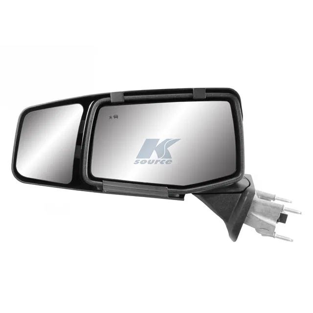 80930 – K-SOURCE Exterior Towing Mirror, Snap On Manual Black Pair - view 3